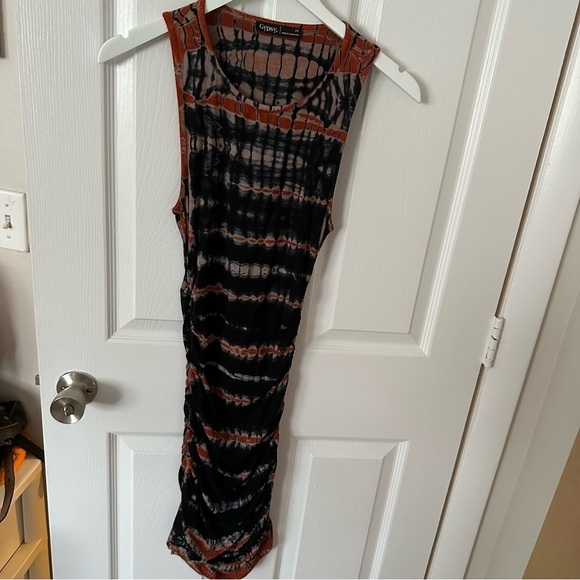 Gypsy 05 Dresses & Skirts - Orange and Black Dress